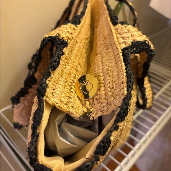 kate spade new york x Target Raffia Bow Tote Bag - Picture 7 of 7